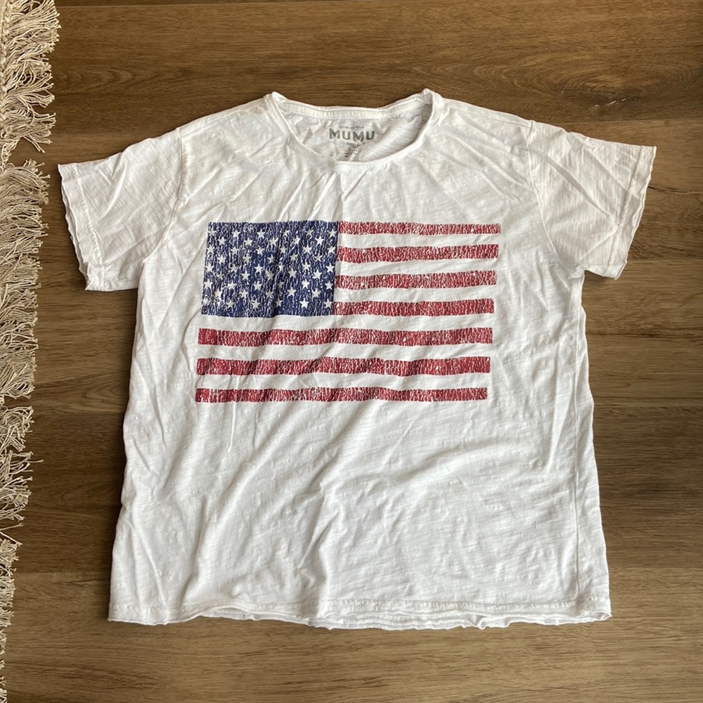 Show me your Mumu American flag shirt